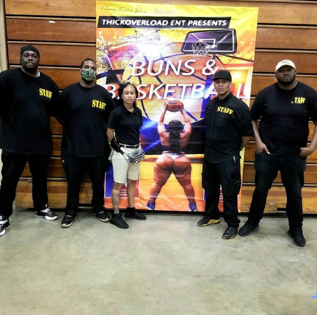 Gorillaz Protection providing staff for Buns and Basketball