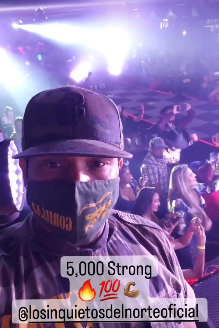 Gorillaz Protection providing staff for the Los Inquietos Del Norte Concert